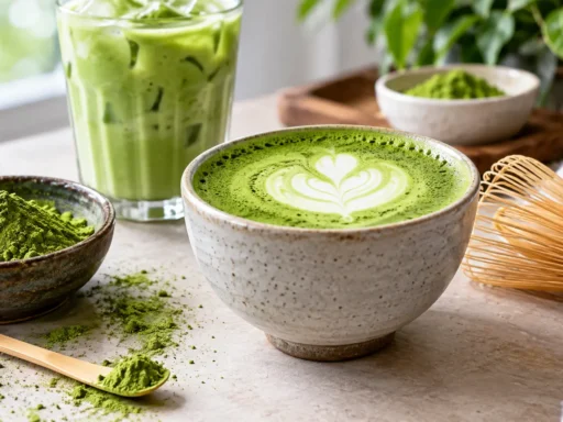 Learn how to make matcha at home with hot water and powder
