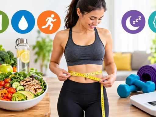 Practical tips to lose weight safely through balanced diet and daily exercise