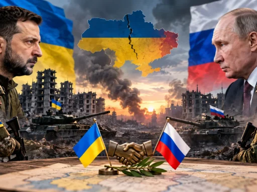 Russia-Ukraine War 2026 peace talks and ongoing military conflict map